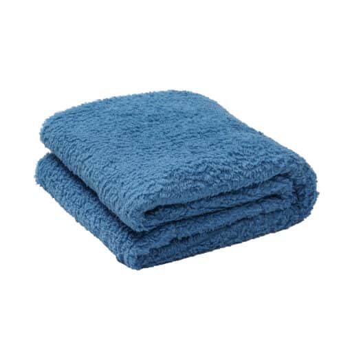 Casa Rosso Sherpa Throw Blue Sapphire 127x152cm - Image 3
