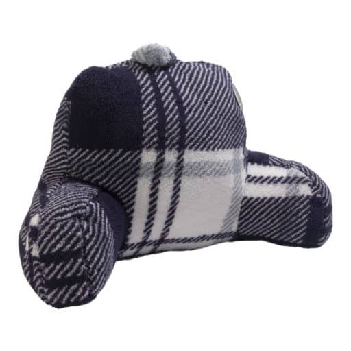CR Bed Rest Cushion Grey Check - Image 2