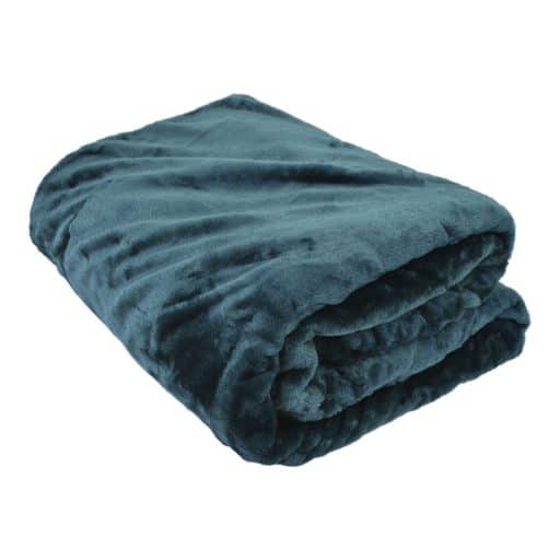 Casa Rosso Mink Blanket Deep Lake DB 180x210cm - Image 2
