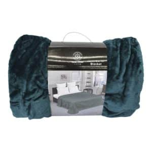 Casa Rosso Mink Blanket Deep Lake DB 180x210cm