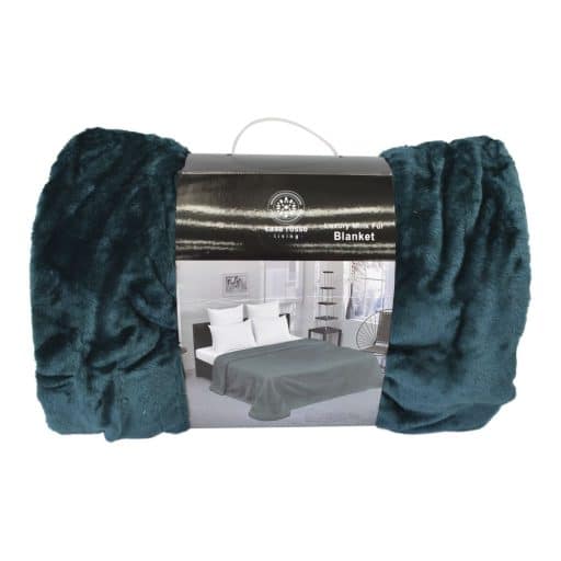 Casa Rosso Mink Blanket Deep Lake DB 180x210cm