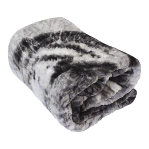 Casa Rosso Mink Blanket Tiger Blue Eyes DB 180x210cm - Image 2