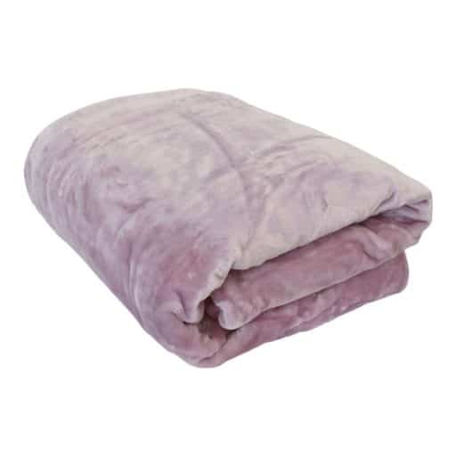 Casa Rosso Mink Blanket Mauve KB 215x260cm - Image 2