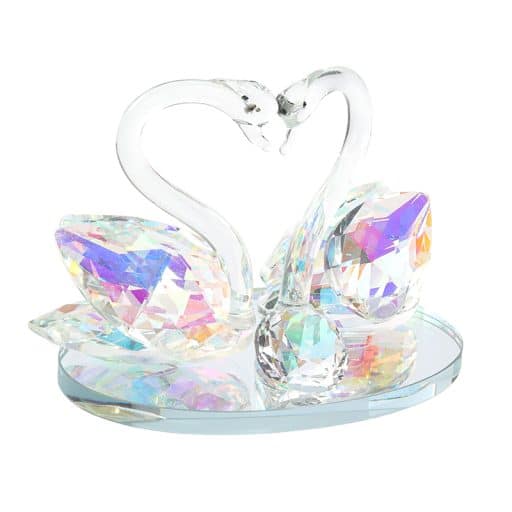 Crystal Swans 15cm - Image 2
