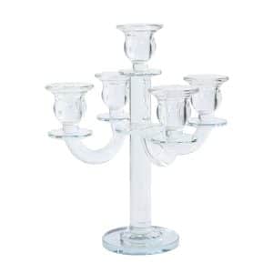 Crystal Candelabra 5 Arms Round 24cm 