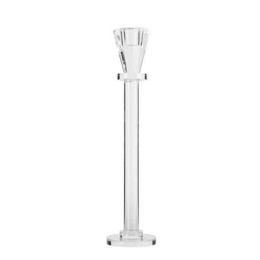 Crystal Modern Round Candlestick 30cm 
