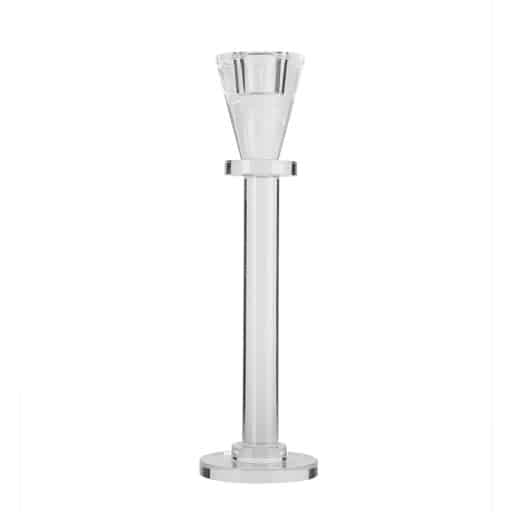 Crystal Modern Round Candlestick 28cm 