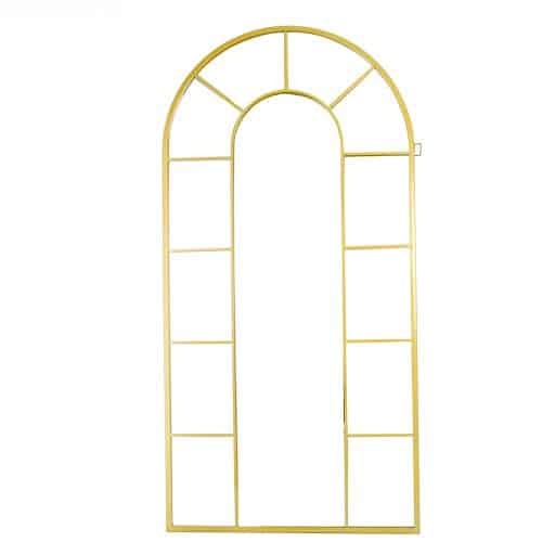 Mirror Gold Arch 90x180cm