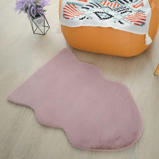 Lapin Animal Rug Mauve 60x90cm