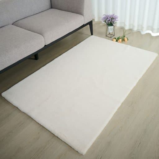 Lapin Rectangle Rug Ivory 120x180cm