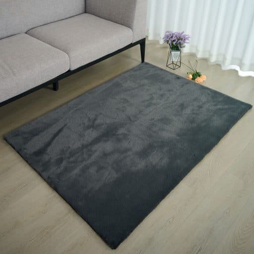 Lapin Rectangle Rug Charcoal 120x180cm
