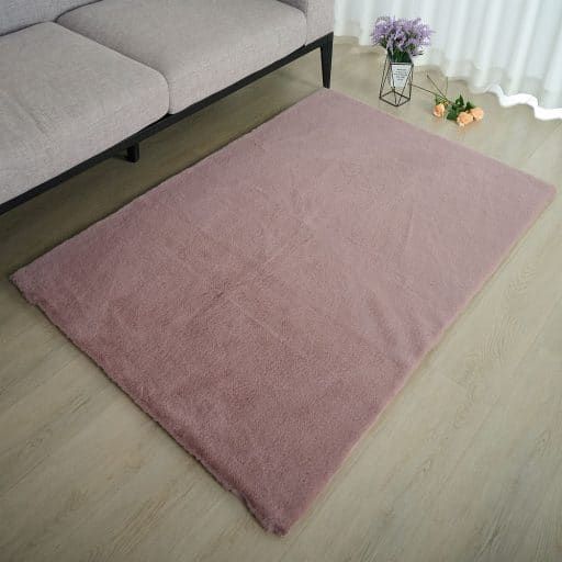 Lapin Rectangle Rug Mauve 120x180cm