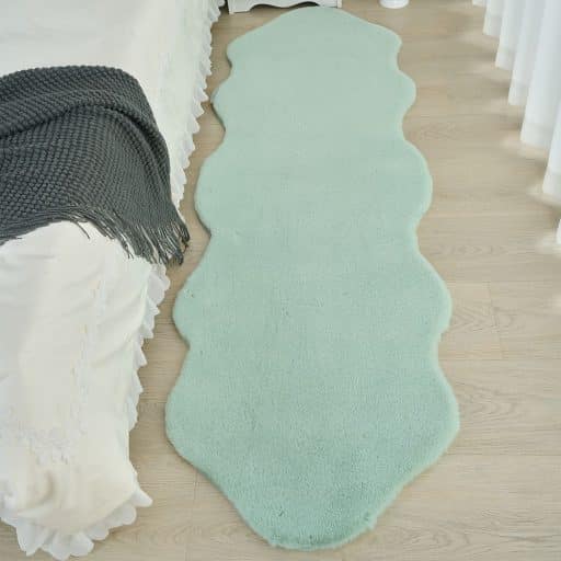 Lapin Peanut Rug Sage 60x180cm