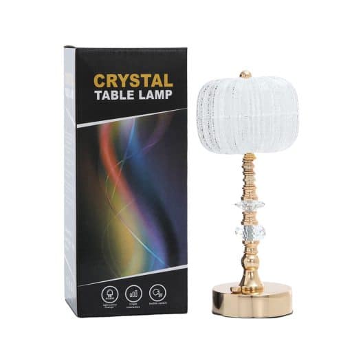 Gold Pumpkin Lamp