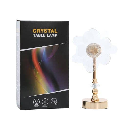 Gold Flower Lamp