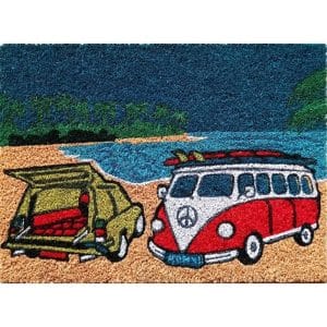 Latex Coir Door Mat Vans 45x55cm