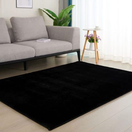 Casa Rosso Romal Rug Black 1.6x2.3m