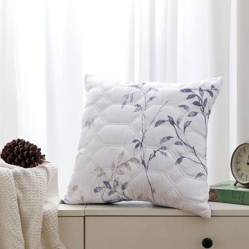 CR Cushion Blue & Light Tan 45cm