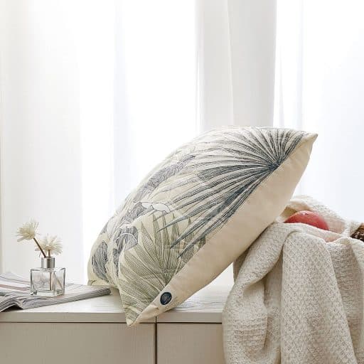 CR Cushion Grey Palm 45cm - Image 2