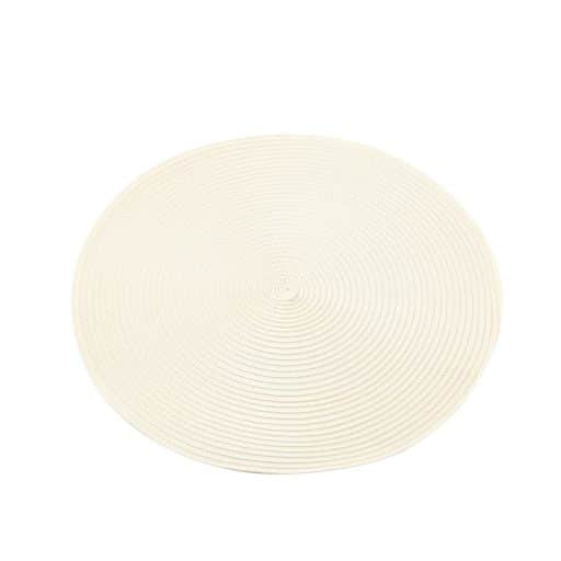 Placemat Round Cream 38cm