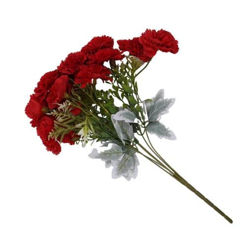 Carnation Bunch Red 44cm