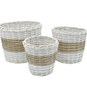 Hampton Willow Round Basket Small