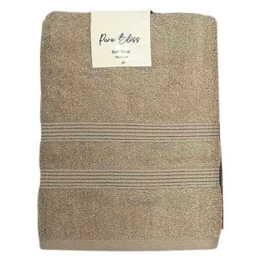 Pure Terry Bath Towel Khaki