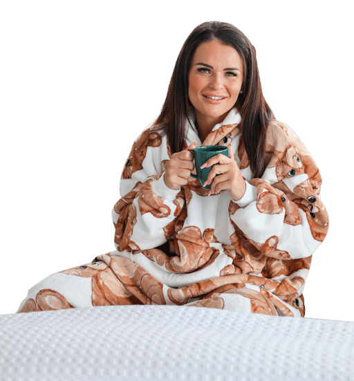 Casa Rosso Panda Hoodie Teddys Multi - Image 3