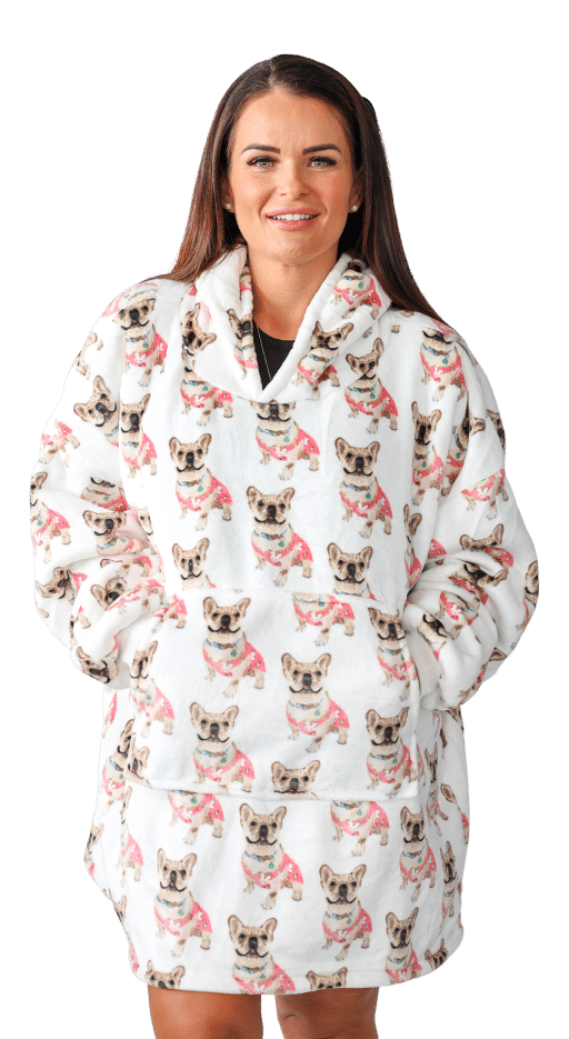 Casa Rosso Panda Hoodie Bulldog Multi - Image 2