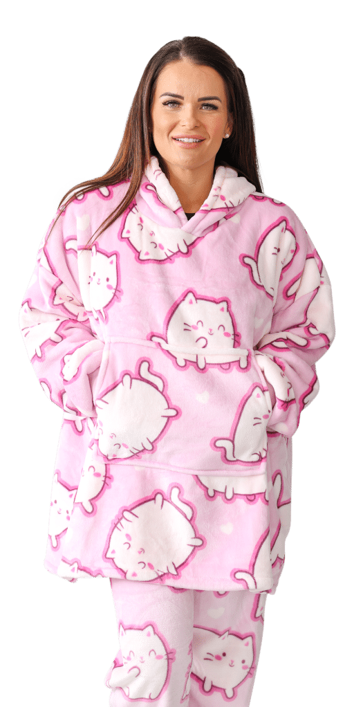 Casa Rosso Panda Hoodie Puss Cat - Image 2