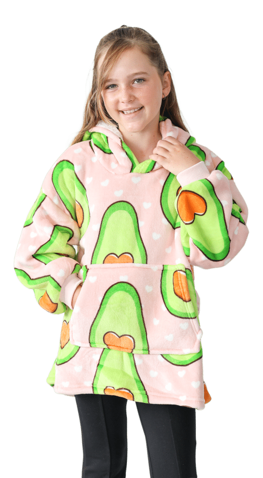 Casa Rosso Panda Kids Hoodie Avacado