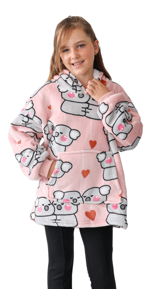 Casa Rosso Panda Kids Hoodie Koalas Kiss