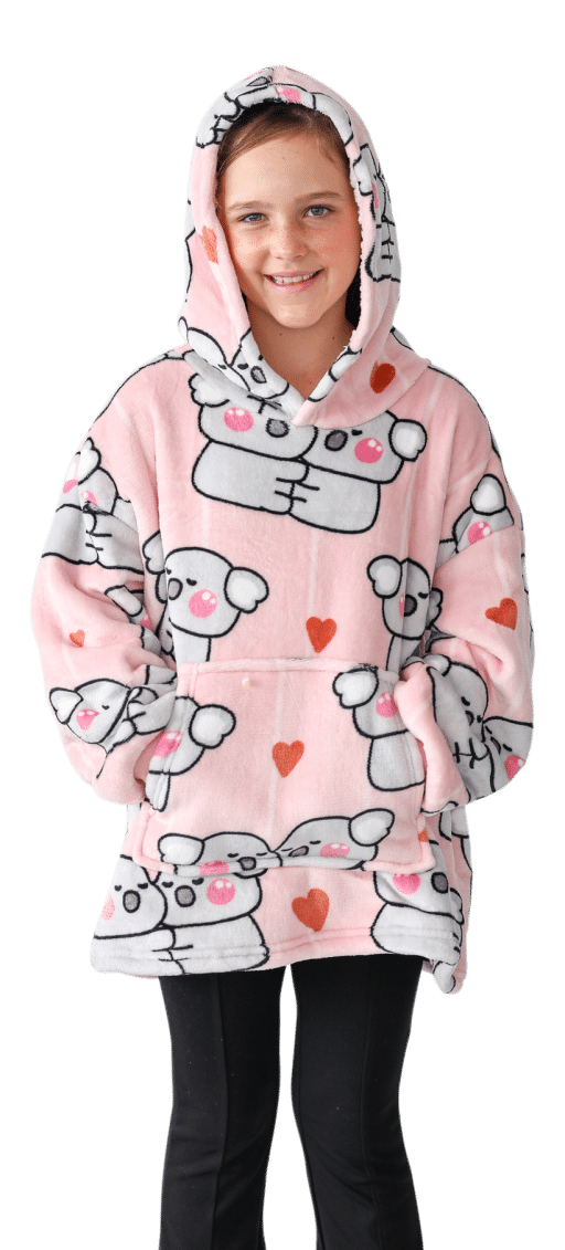 Casa Rosso Panda Kids Hoodie Koalas Kiss - Image 2