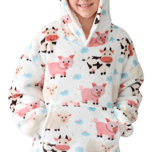 Casa Rosso Panda Kids Hoodie Farm Animals