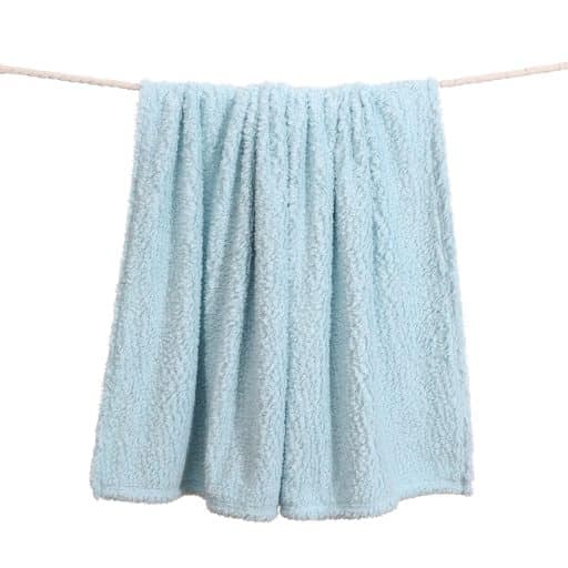 Casa Rosso Sherpa Throw Winter Blue 127x152cm