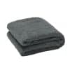 Casa Rosso Sherpa Throw Charcoal 127x152cm - Image 3