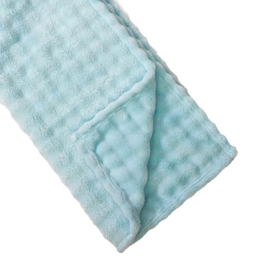 CR Bubble Flannel Throw Winter Blue - Image 2
