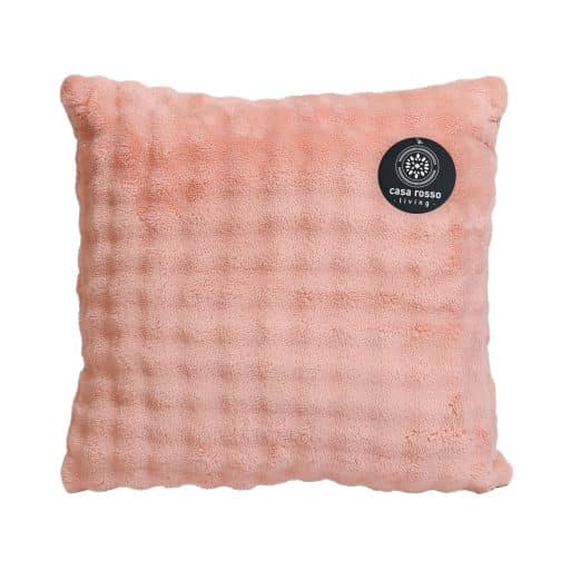 CR Bubble Flannel Cushion Pink