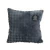 CR Bubble Flannel Cushion Charcoal