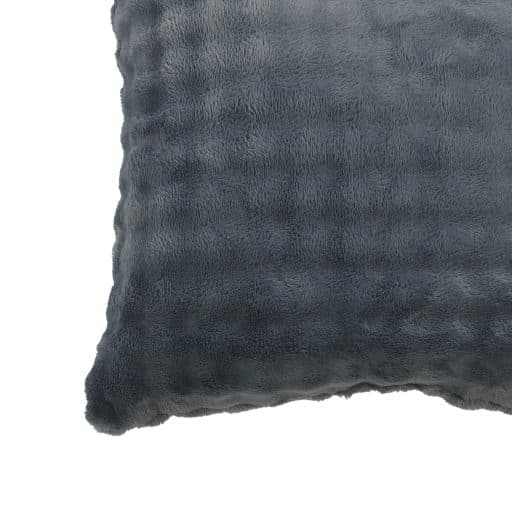 CR Bubble Flannel Cushion Charcoal - Image 2