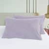 CR Teddy Fleece 2pcs Pillow Cases Mauve 48cmx73cm - Image 2