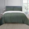 CR Flannel & Sherpa Comforter Set Green King 240X240CM