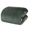 CR Flannel & Sherpa Comforter Set Green King 240X240CM - Image 3
