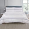 CR Stripe Comforter Set Blue Queen 210cmx210cm