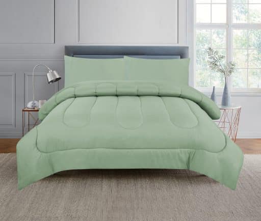 CR Comforter Set Sage Green Queen 210cmx210cm