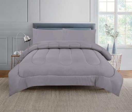 CR Comforter Set Mauve Queen 210cmx210cm