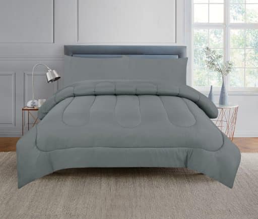 CR Comforter Set Dove Grey King 240cmx240cm