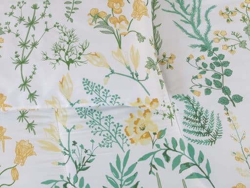 CR Comforter Set Yellow Flora King 240cmx240cm - Image 2