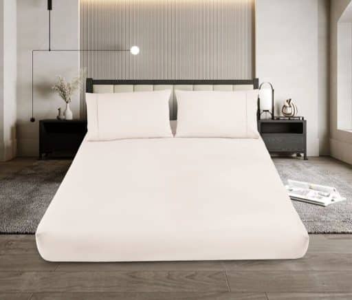 Melange Combo Sheet Set QB White