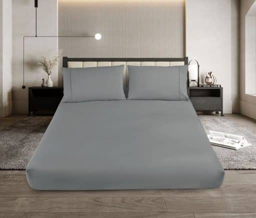 Melange Combo Sheet Set QB Light Grey